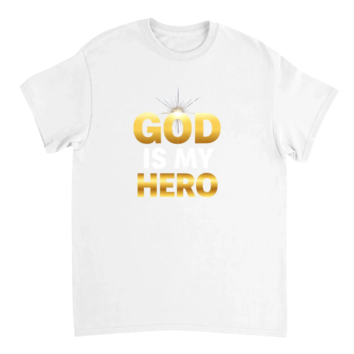God Is My Hero Tee - Faith & Inspiration