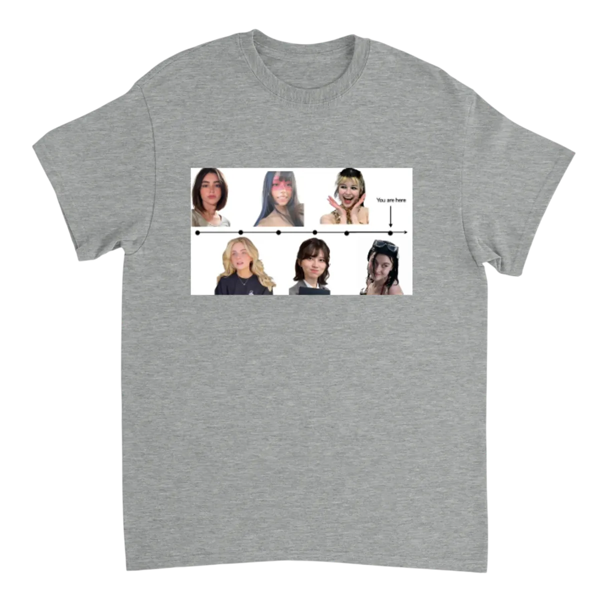 Gooner Timeline Lore Graphic Tee White T-Shirts Photo 4
