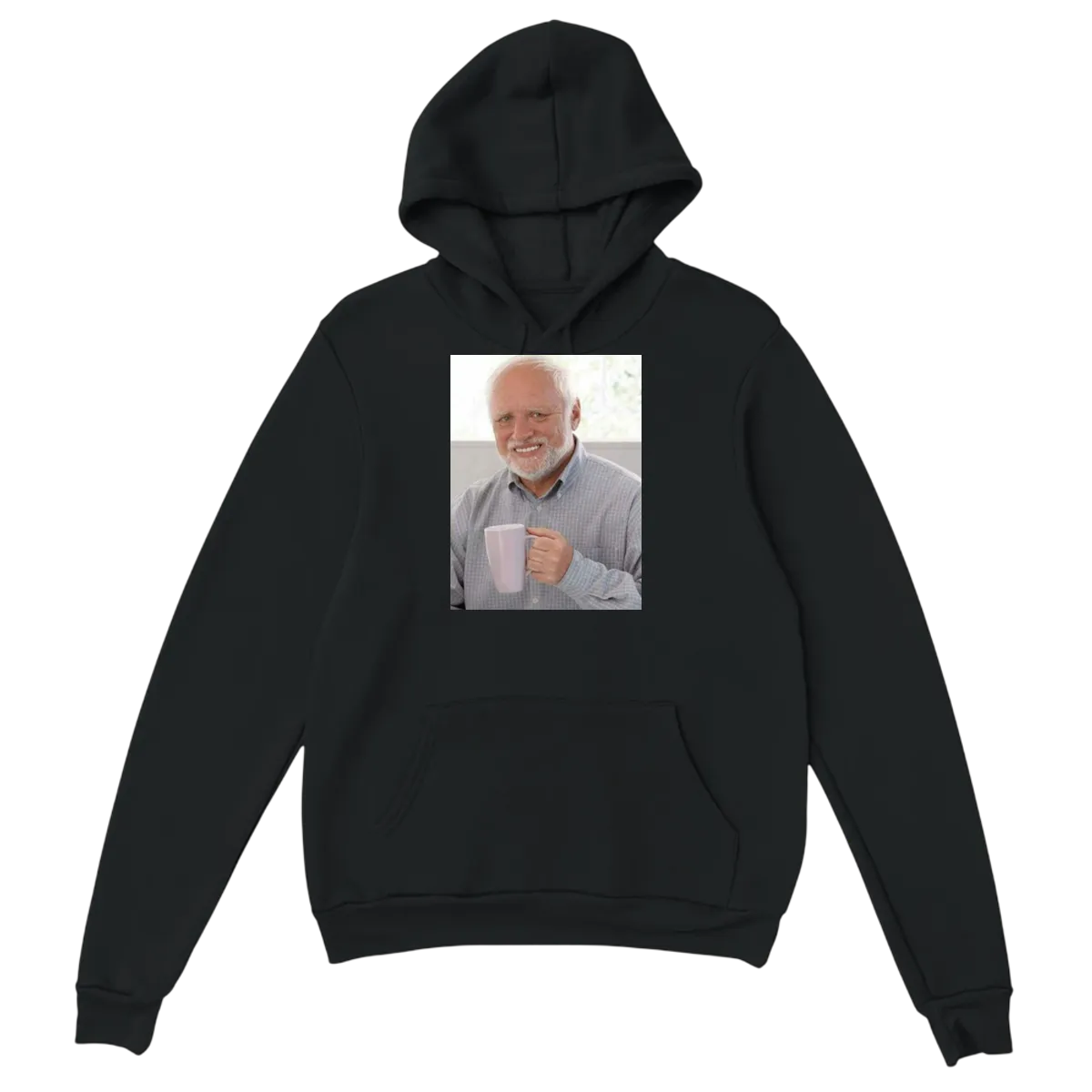 Grin & Bear It Hoodie Hoodies - Black