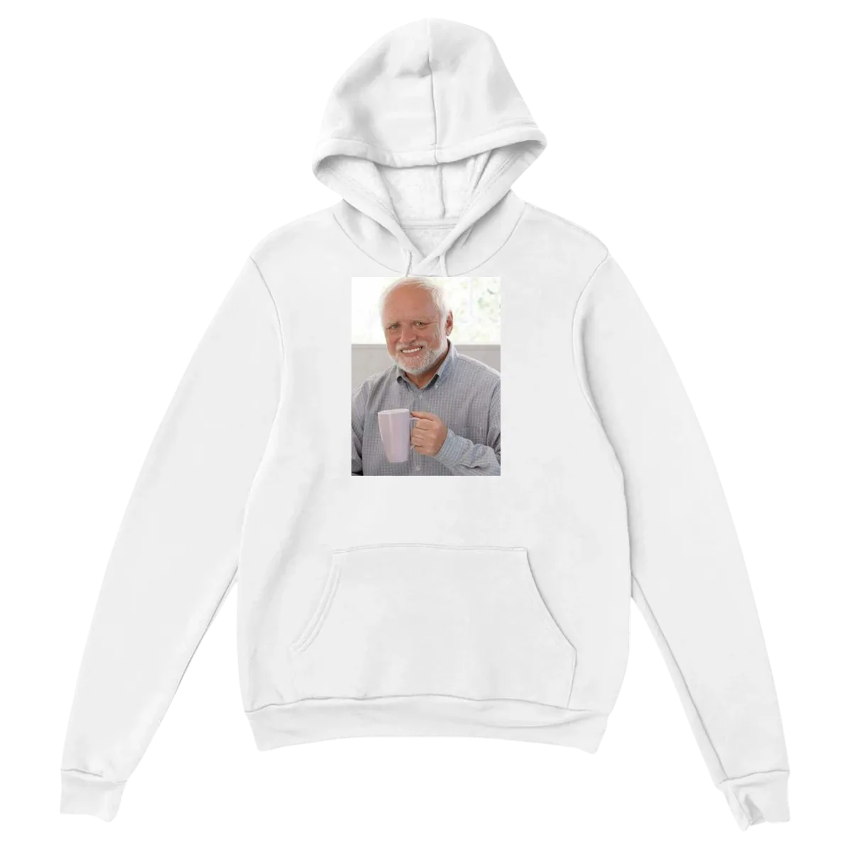 Grin & Bear It Hoodie White Hoodies Photo 2
