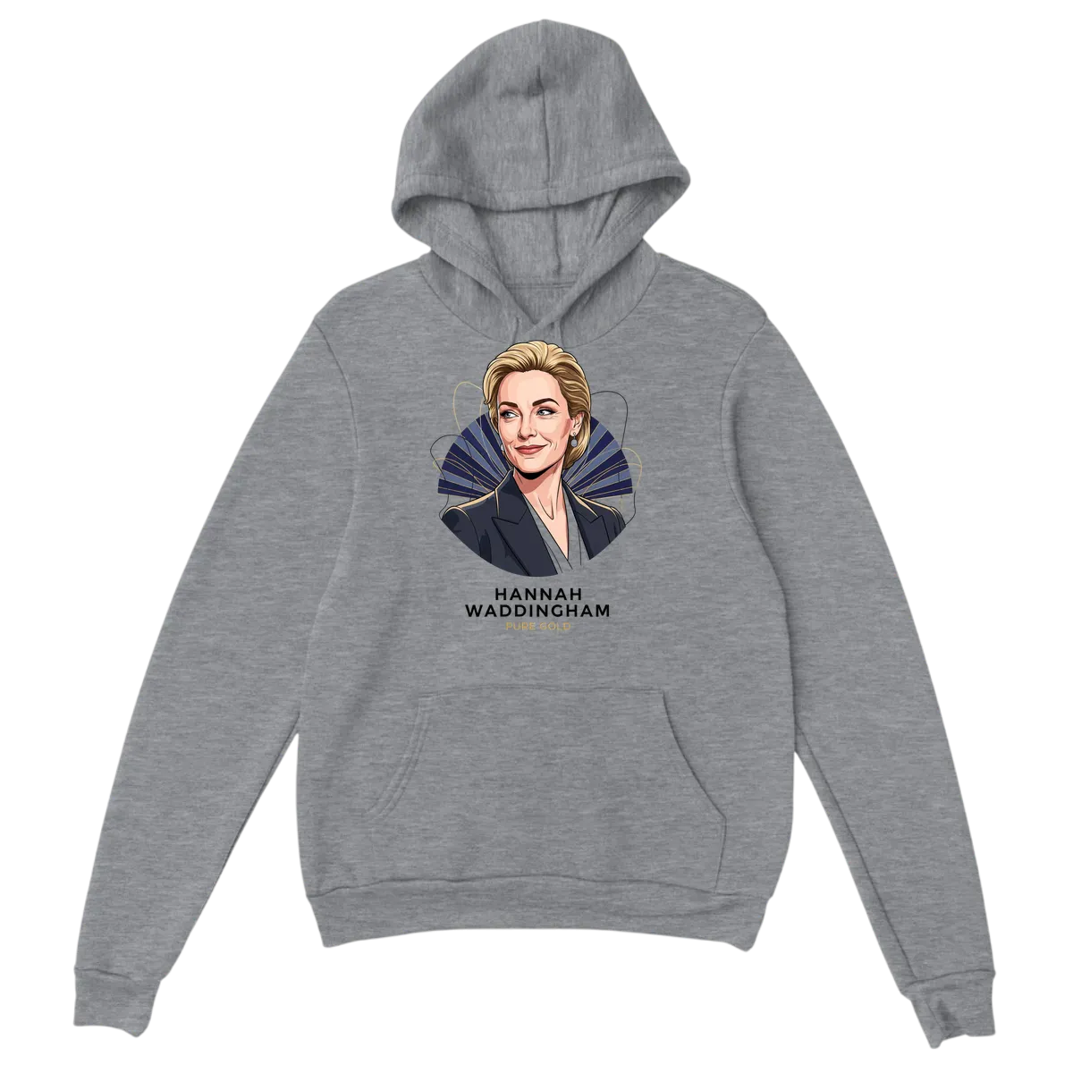 Hannah Waddingham Goofy Nugget Hoodie Hoodies - Grey