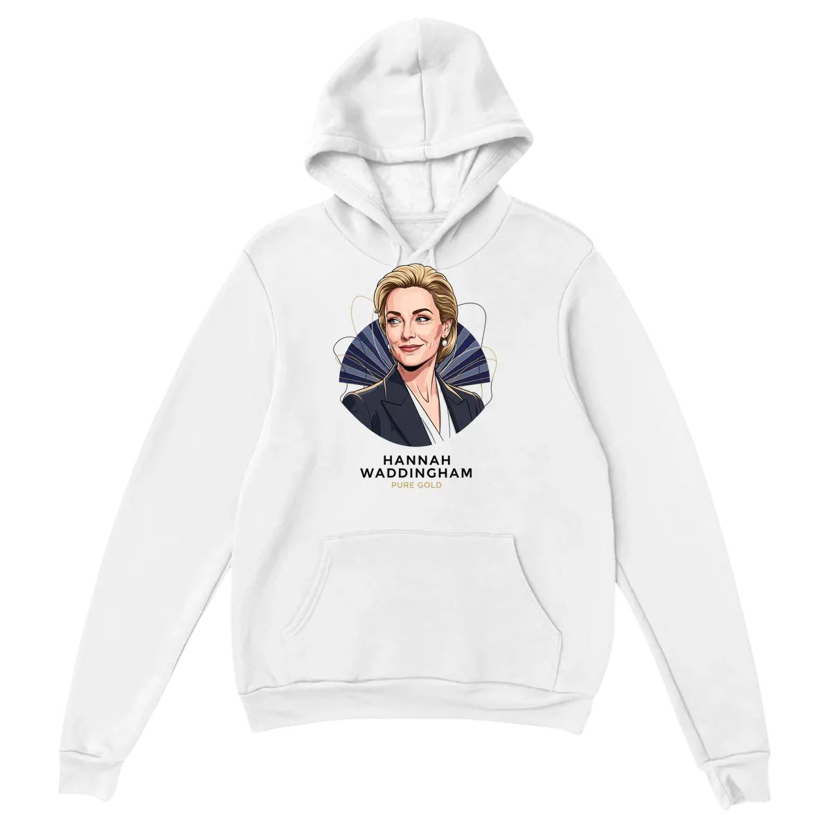 Hannah Waddingham Goofy Nugget Hoodie White Hoodies Photo 2