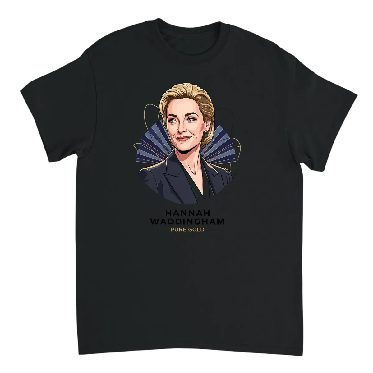 Hannah Waddingham Goofy Nugget Tee White T-Shirts Photo 3