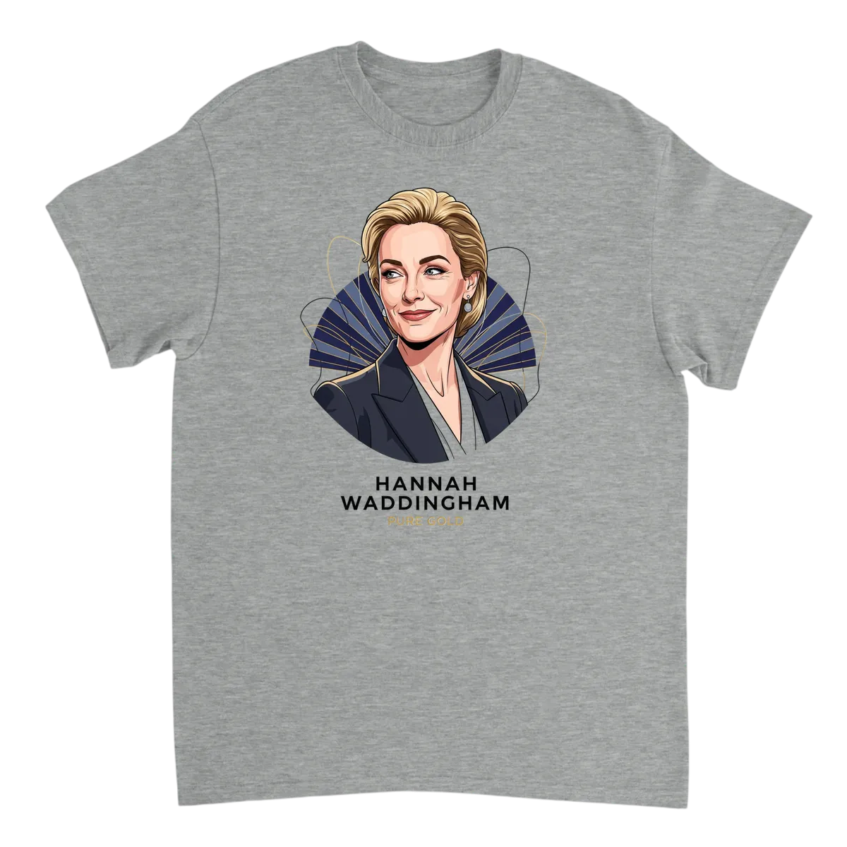 Hannah Waddingham Goofy Nugget Tee White T-Shirts Photo 4