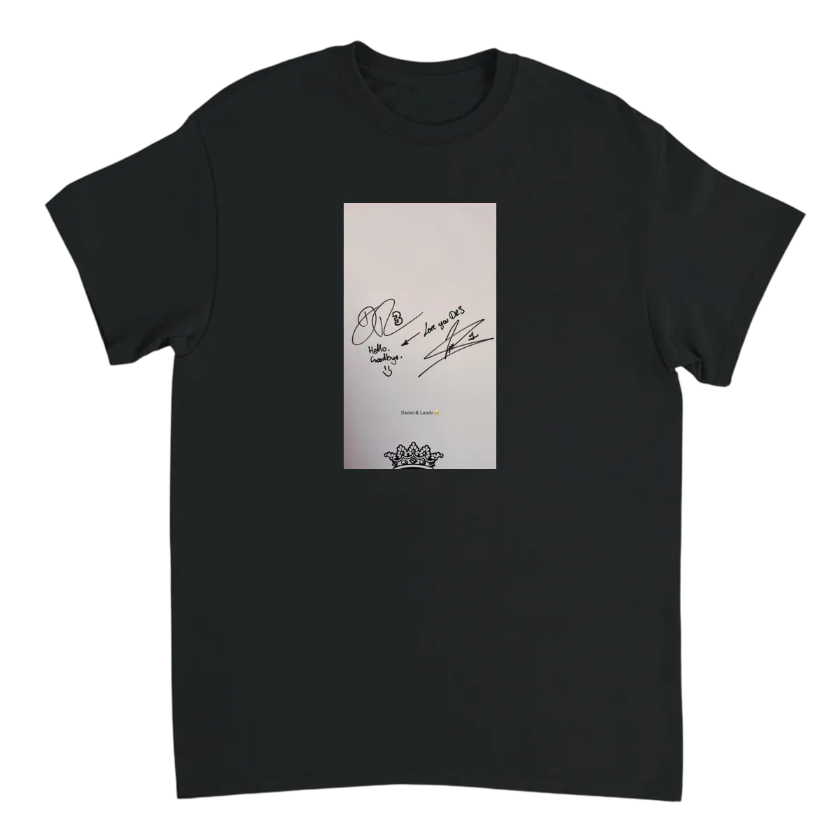 Hello. Goodbye. Love you DR3 Tee T-Shirt T-Shirts - Black
