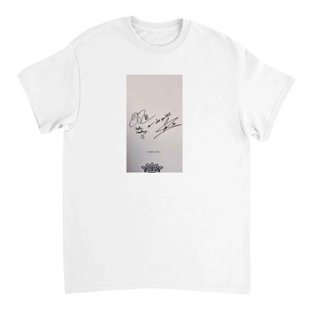 Hello. Goodbye. Love you DR3 Tee T-Shirt T-Shirts - White