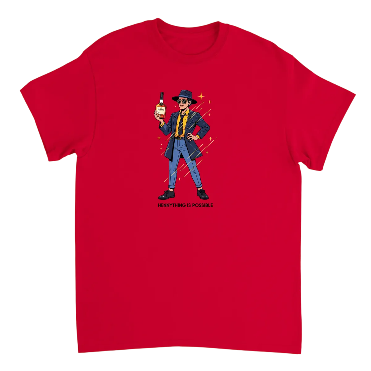 Hennything Is Possible Meme T-Shirt T-Shirts - Red