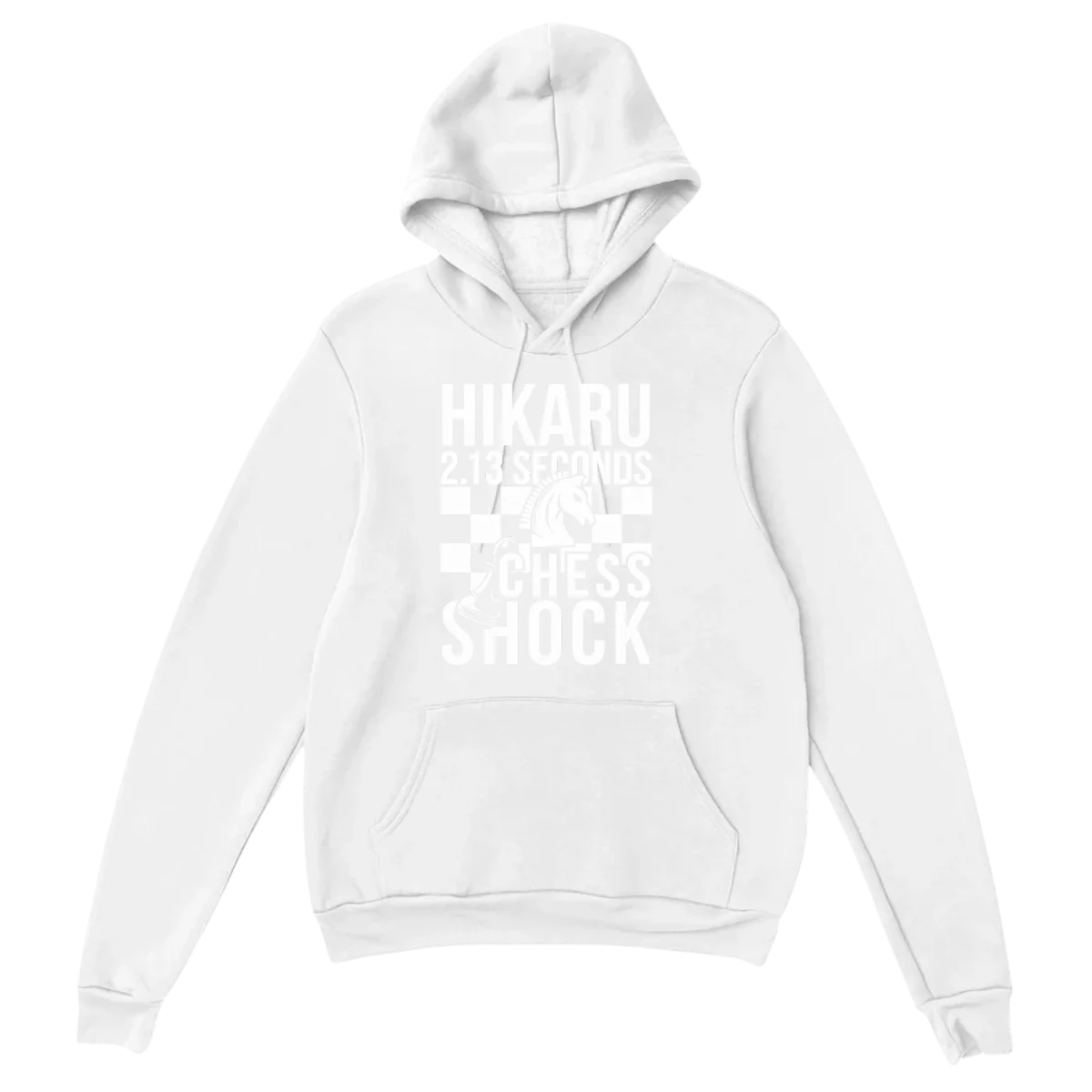 Hikaru 2.13s Disbelief Chess Hoodie - White Hoodies (ZeitZwag Streetwear)