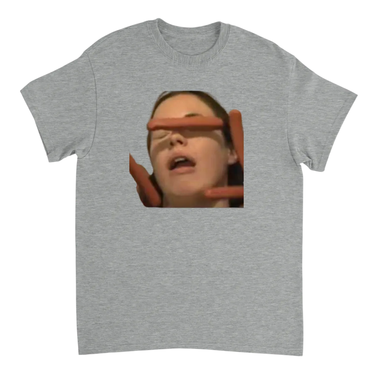 Hot Dog Girl: It's Not My Hot Dog! Tee T-Shirts - Grey