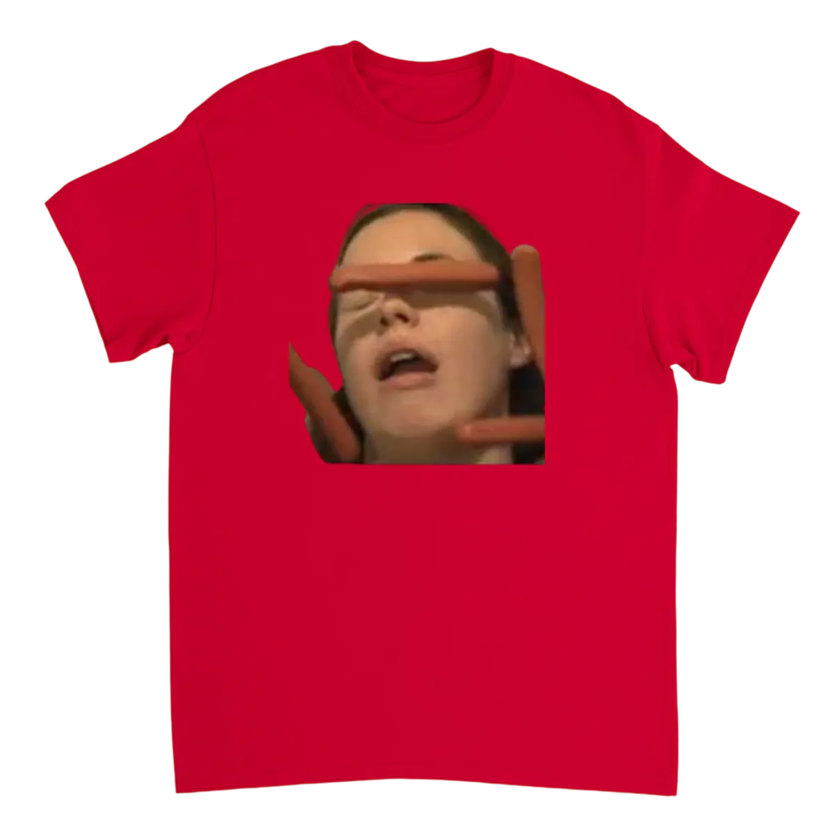 Hot Dog Girl: It's Not My Hot Dog! Tee T-Shirts - Red