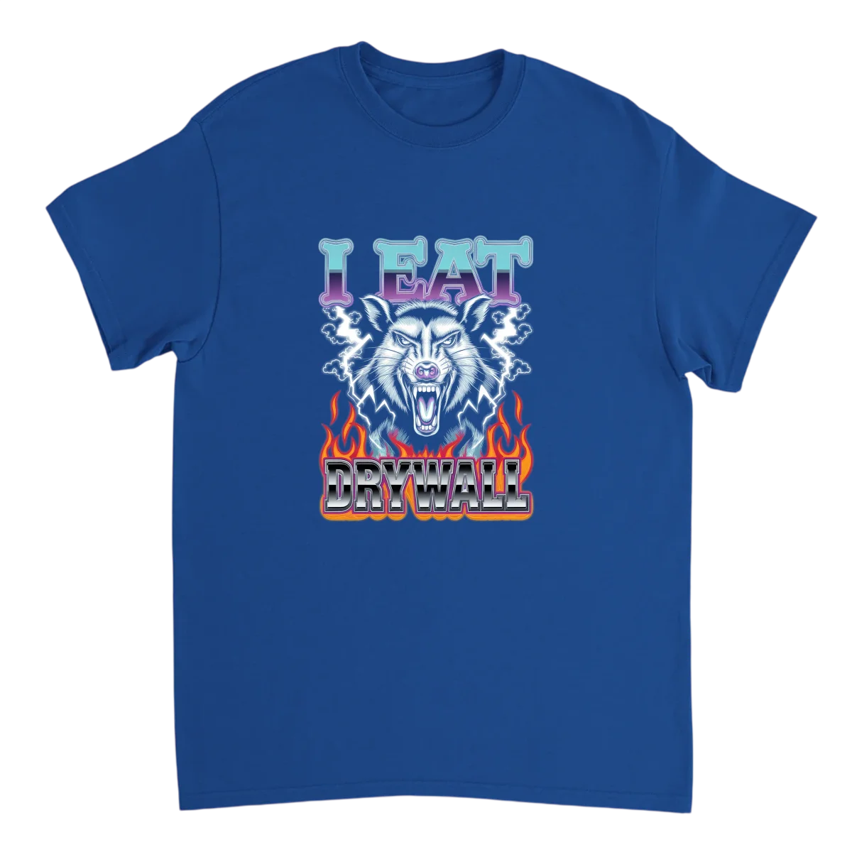 I Eat Drywall Possum Graphic T-Shirt White T-Shirts Photo 4