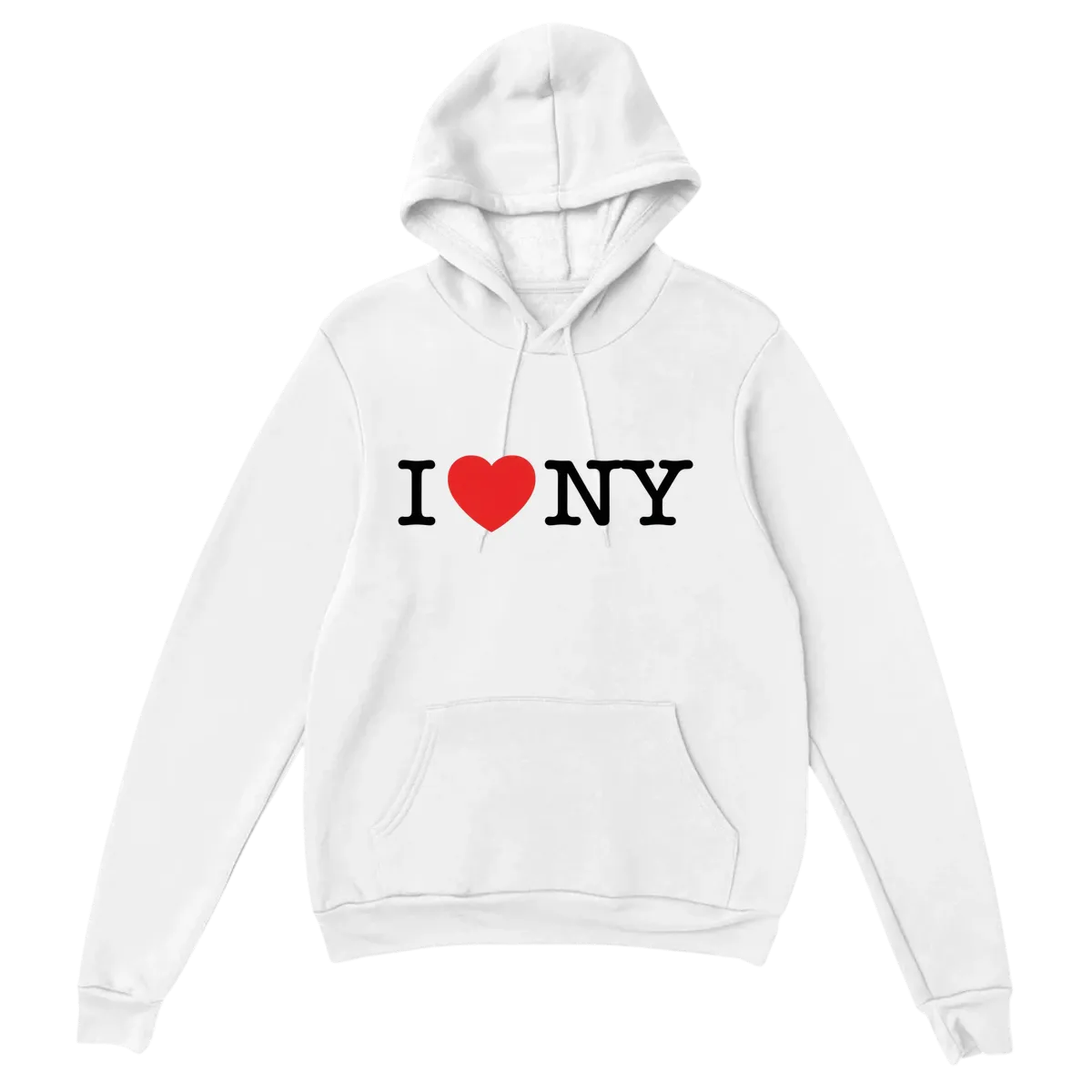 I Love NY Classic Icon Hoodie White Hoodies Photo 2