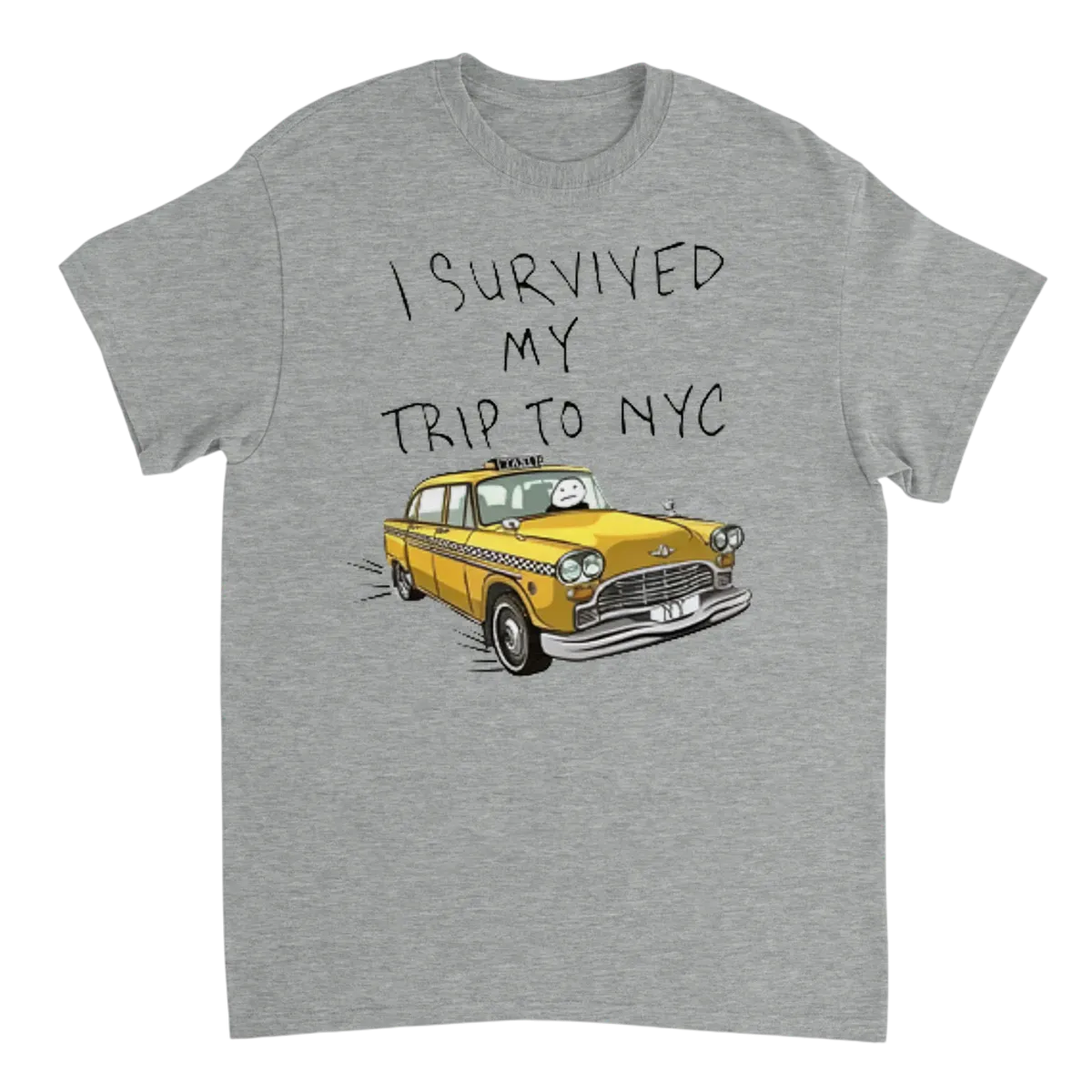 I Survived My Trip to NYC T-Shirt - White T-Shirts (ZeitZwag Streetwear)