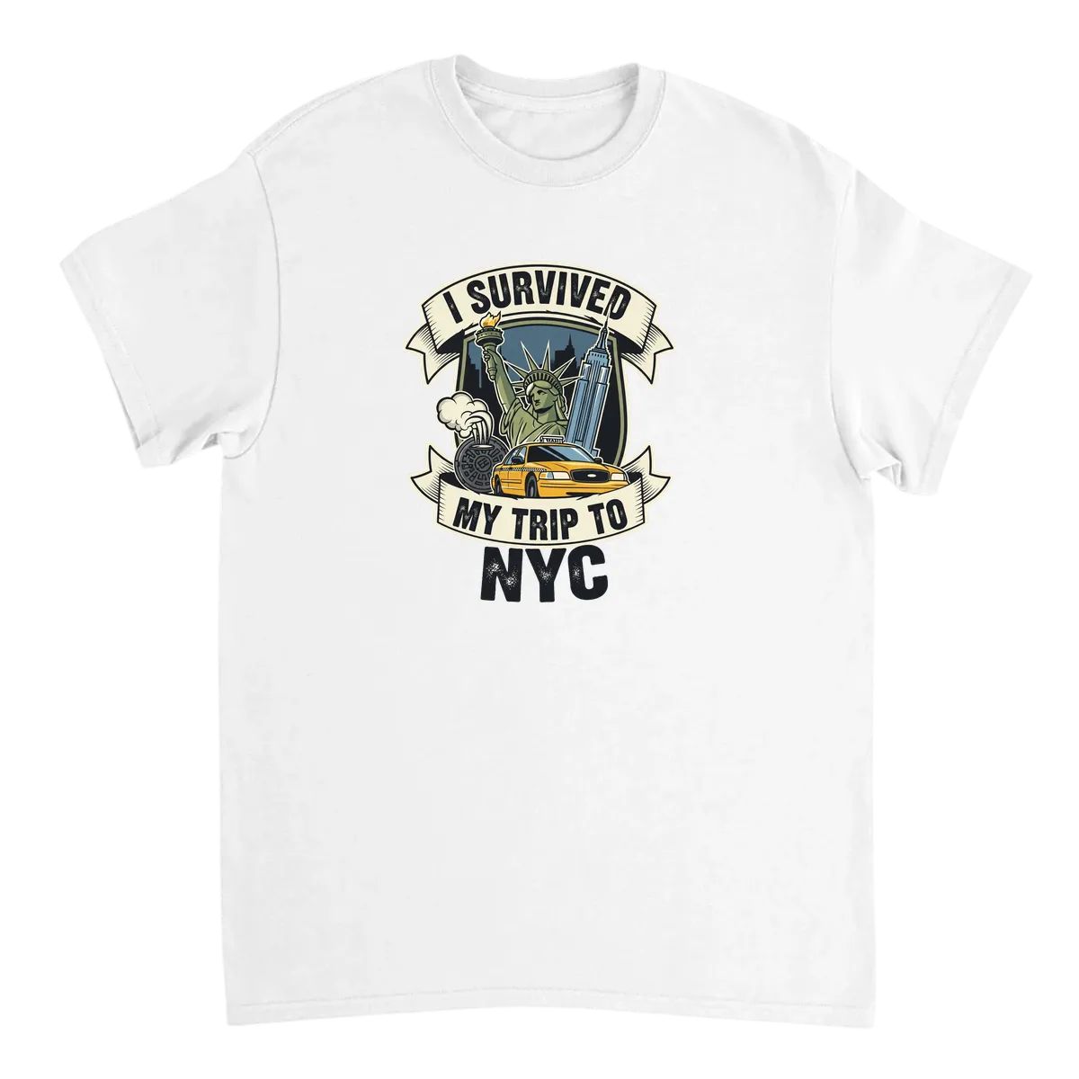 I Survived My Trip to NYC T-Shirt White T-Shirts Photo 2