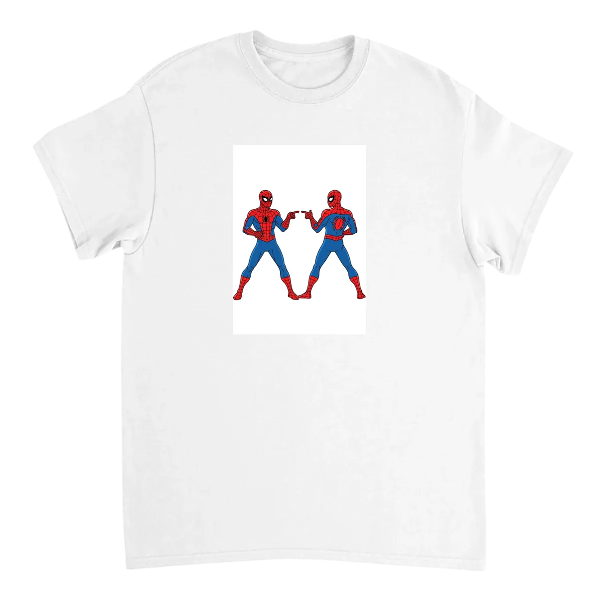 Iconic Pointing Meme Tee White T-Shirts Photo 2