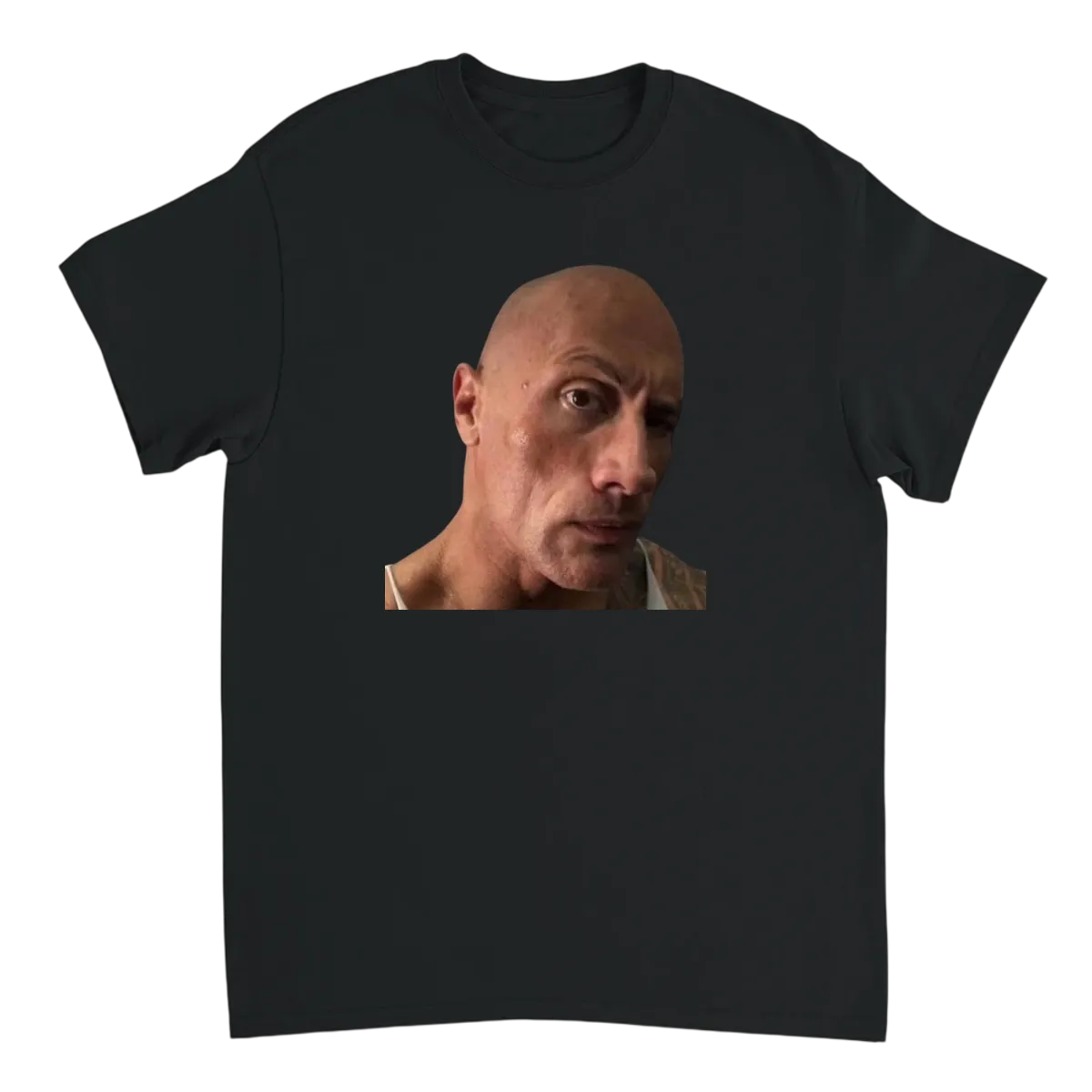 Iconic Raise Eyebrow Meme Tee White T-Shirts Photo 2