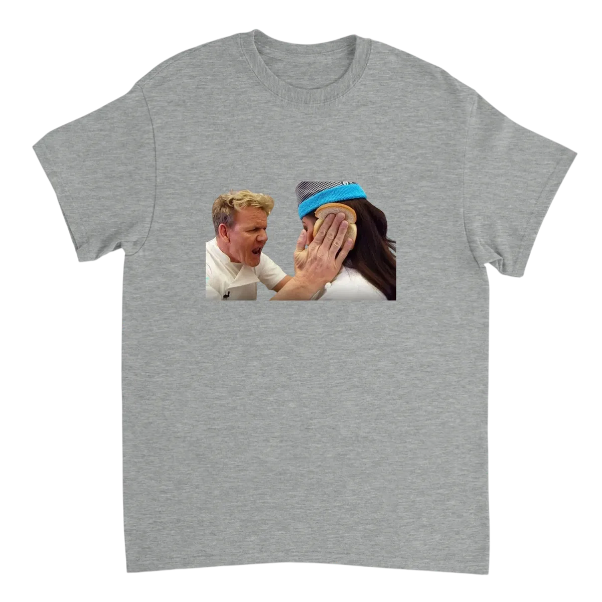 Idiot Sandwich Meme Tee - Chef Ramsay White T-Shirts Photo 3