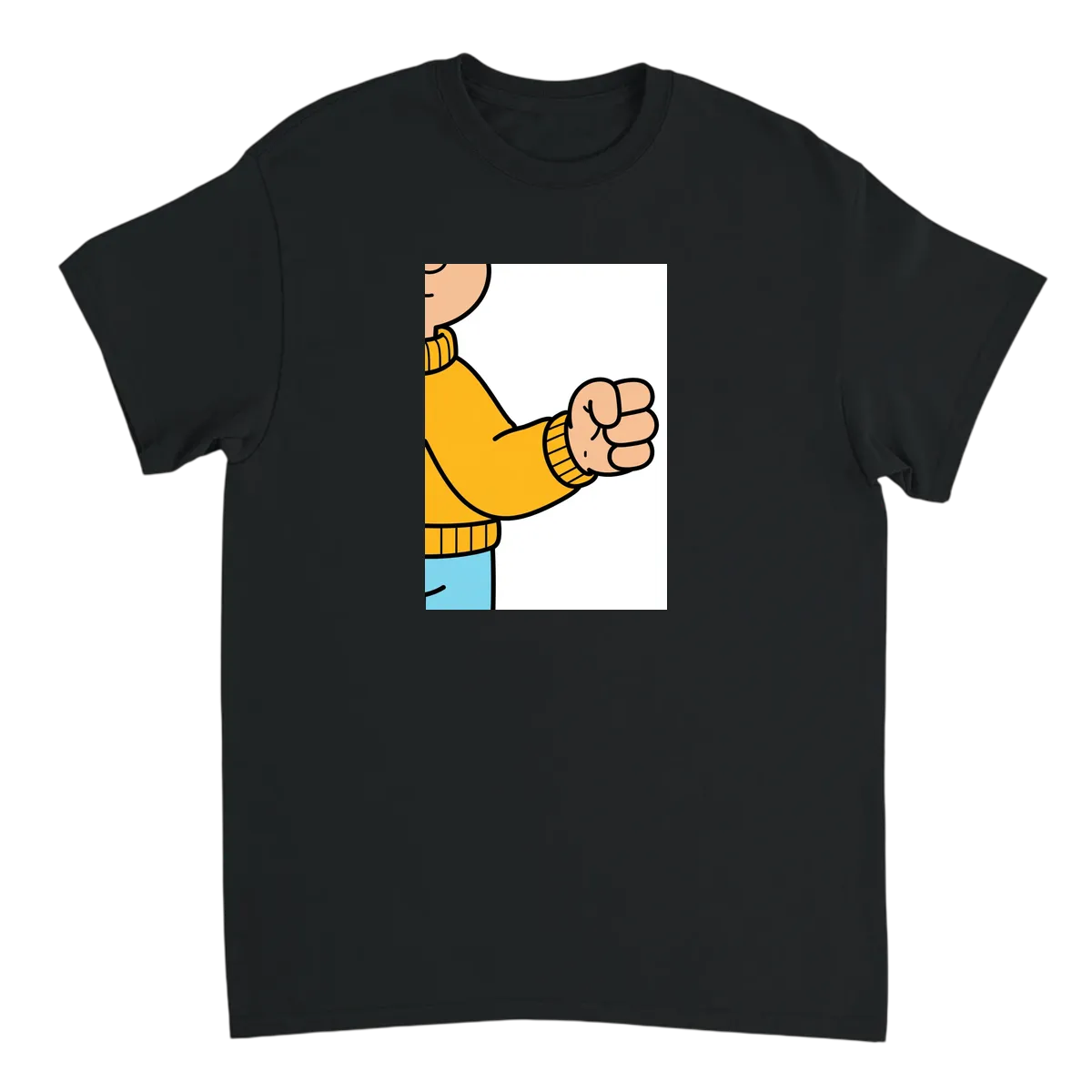 Internet Rage Fist Tee White T-Shirts Photo 3