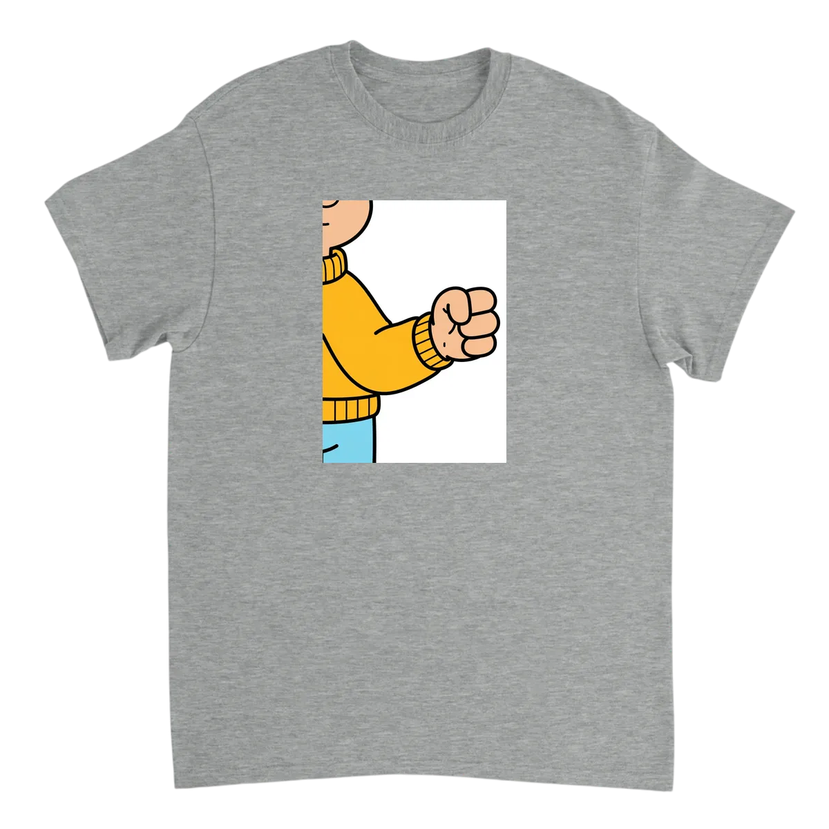 Internet Rage Fist Tee T-Shirts - Grey
