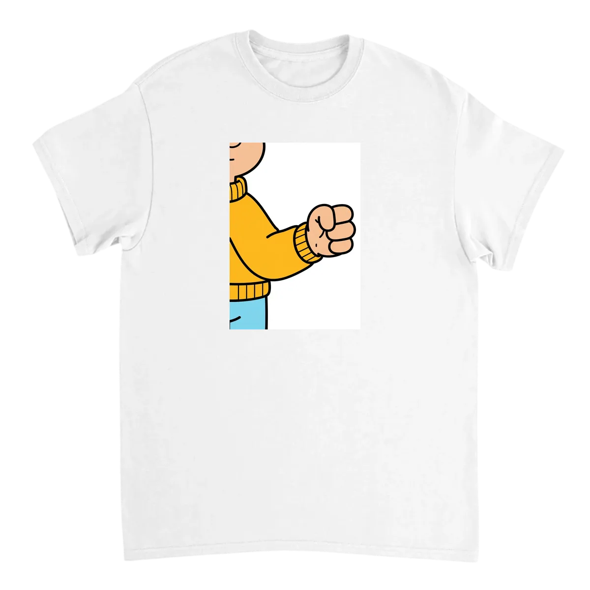 Internet Rage Fist Tee White T-Shirts Photo 2