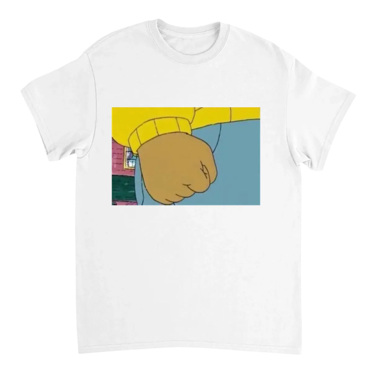 Internet Rage Fist Tee White T-Shirts Photo 2