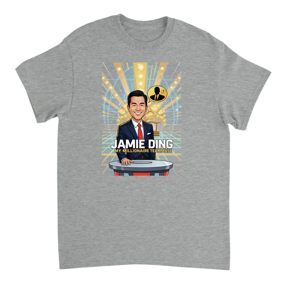 Jamie Ding: Ben Affleck's Teammate Tee White T-Shirts Photo 4