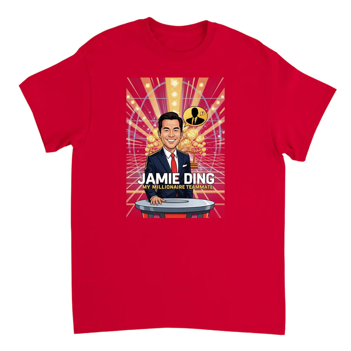 Jamie Ding: Ben Affleck's Teammate Tee White T-Shirts Photo 5
