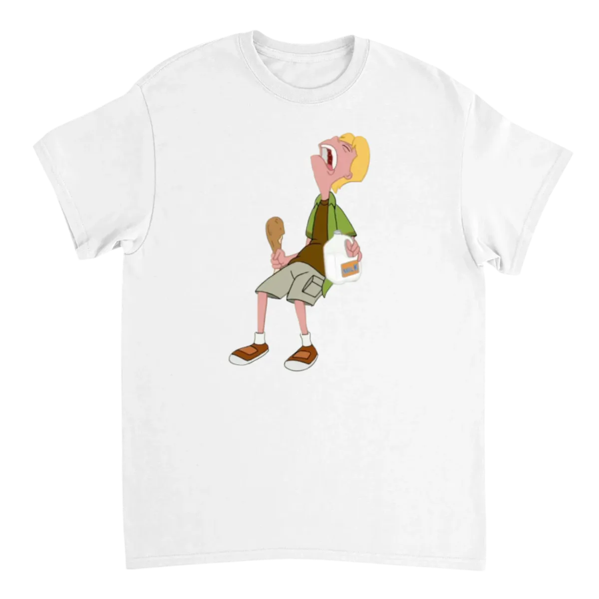 Jeremy Sleeping Meme Tee - Phineas & Ferb White T-Shirts Photo 2
