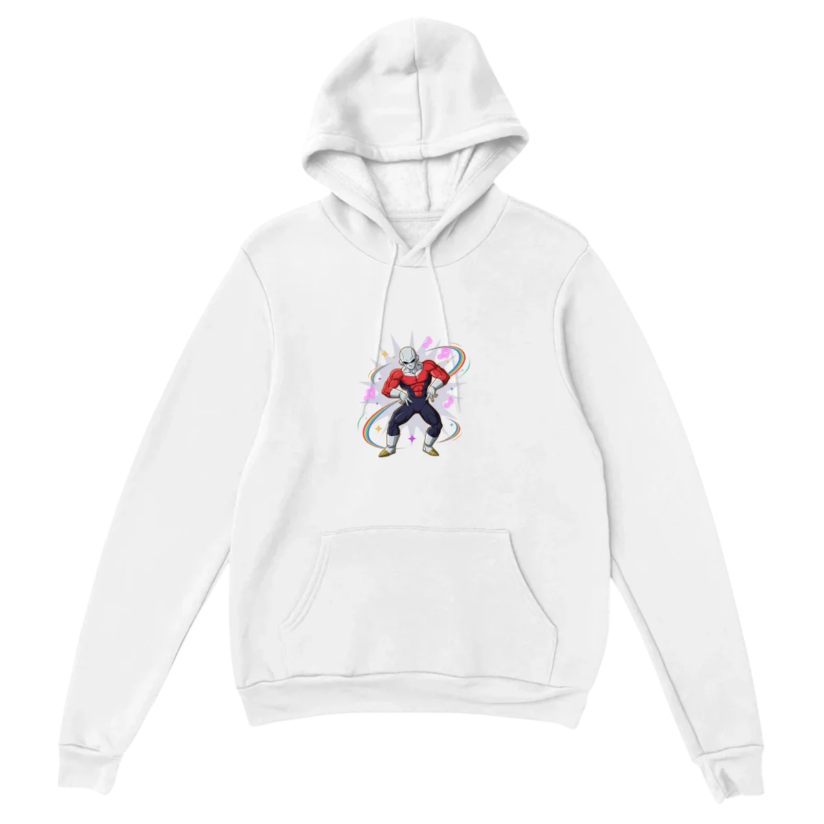 Jiren Hip Swing Dance Anime Hoodie - White Hoodies (ZeitZwag Streetwear)