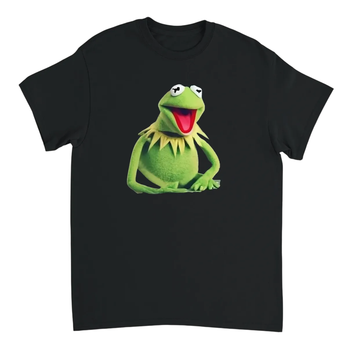 Kermit Typing T-Shirt T-Shirts - Black