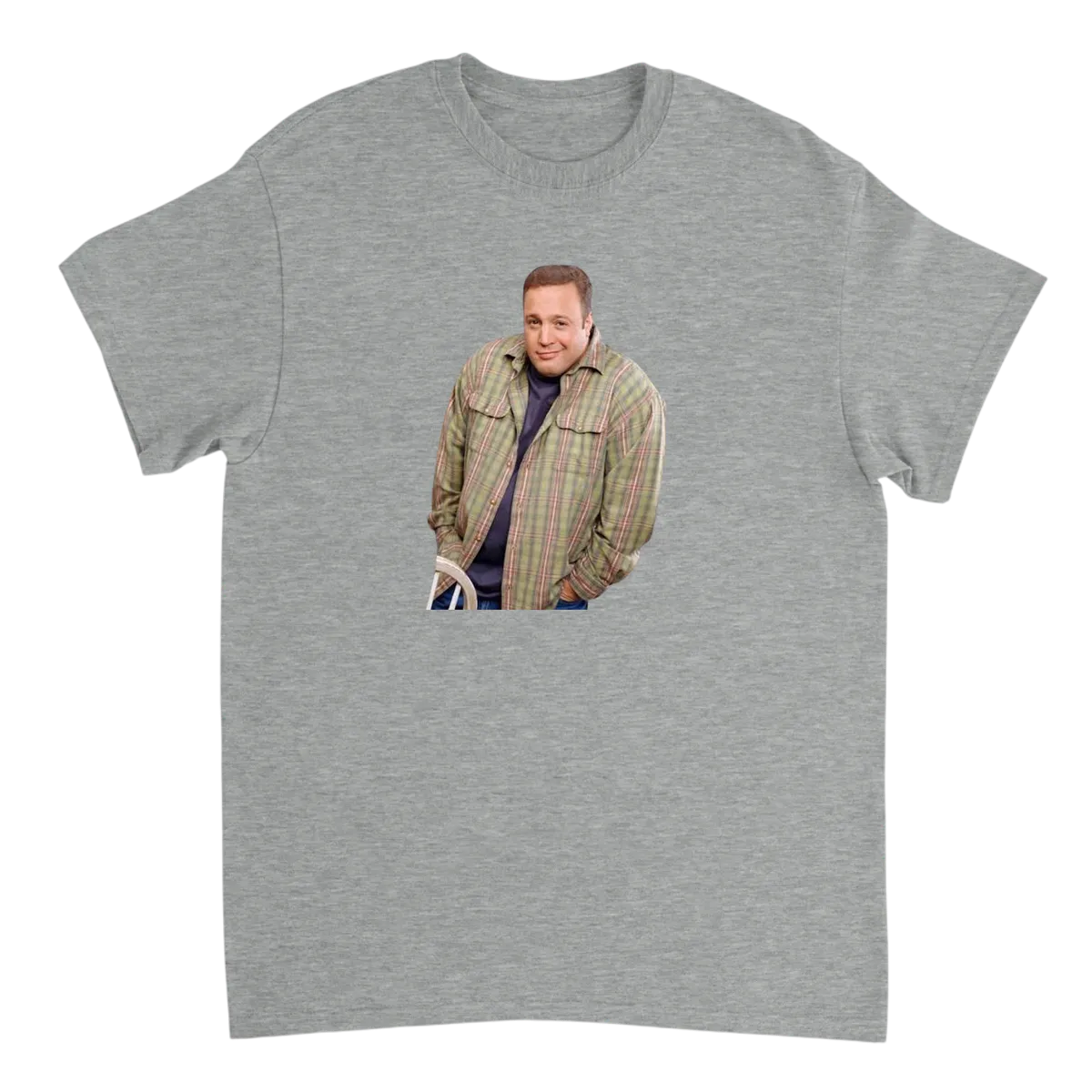 Kevin James Shrug: The Iconic Mood Tee T-Shirts - Grey