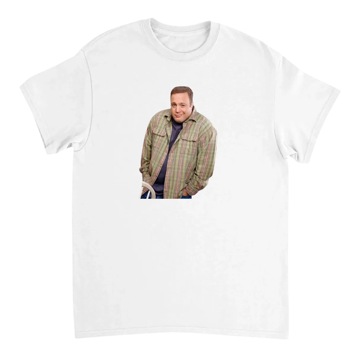 Kevin James Shrug: The Iconic Mood Tee White T-Shirts Photo 2
