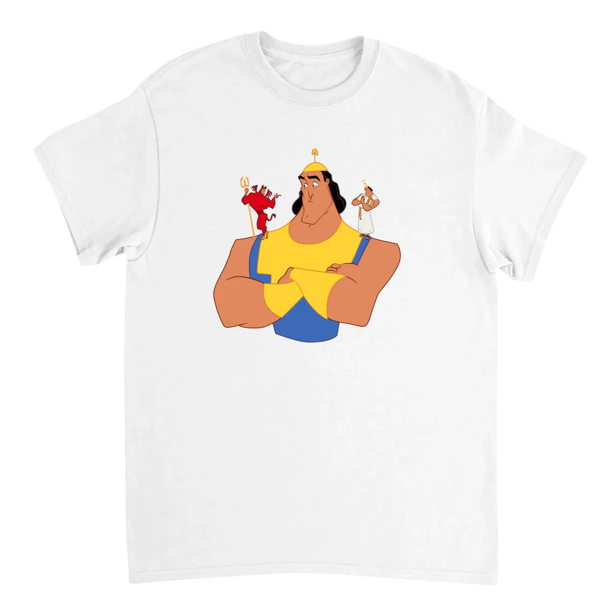 Kronk Shoulder Angel Devil T-Shirt Black T-Shirts Photo 5
