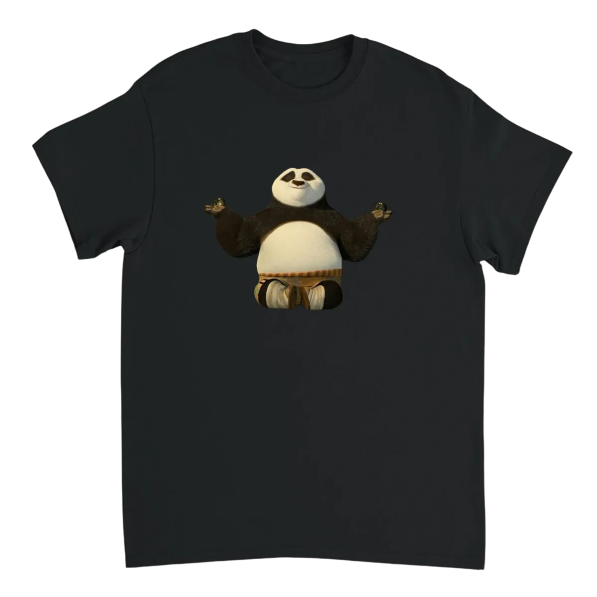 Kung Fu Panda Inner Peace T-Shirt T-Shirts - Black