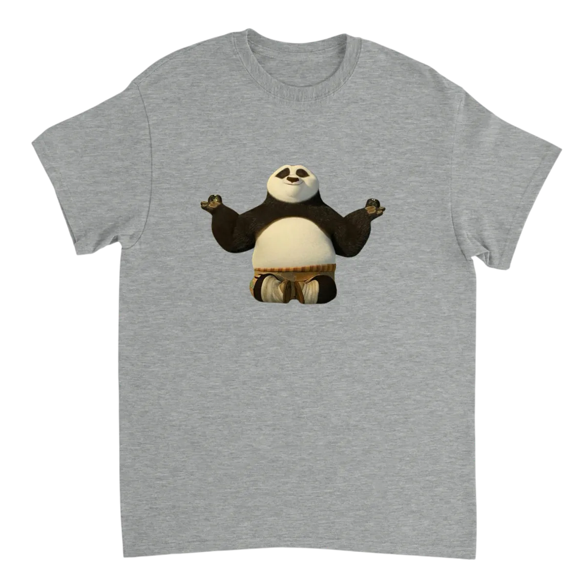 Kung Fu Panda Inner Peace T-Shirt Black T-Shirts Photo 3
