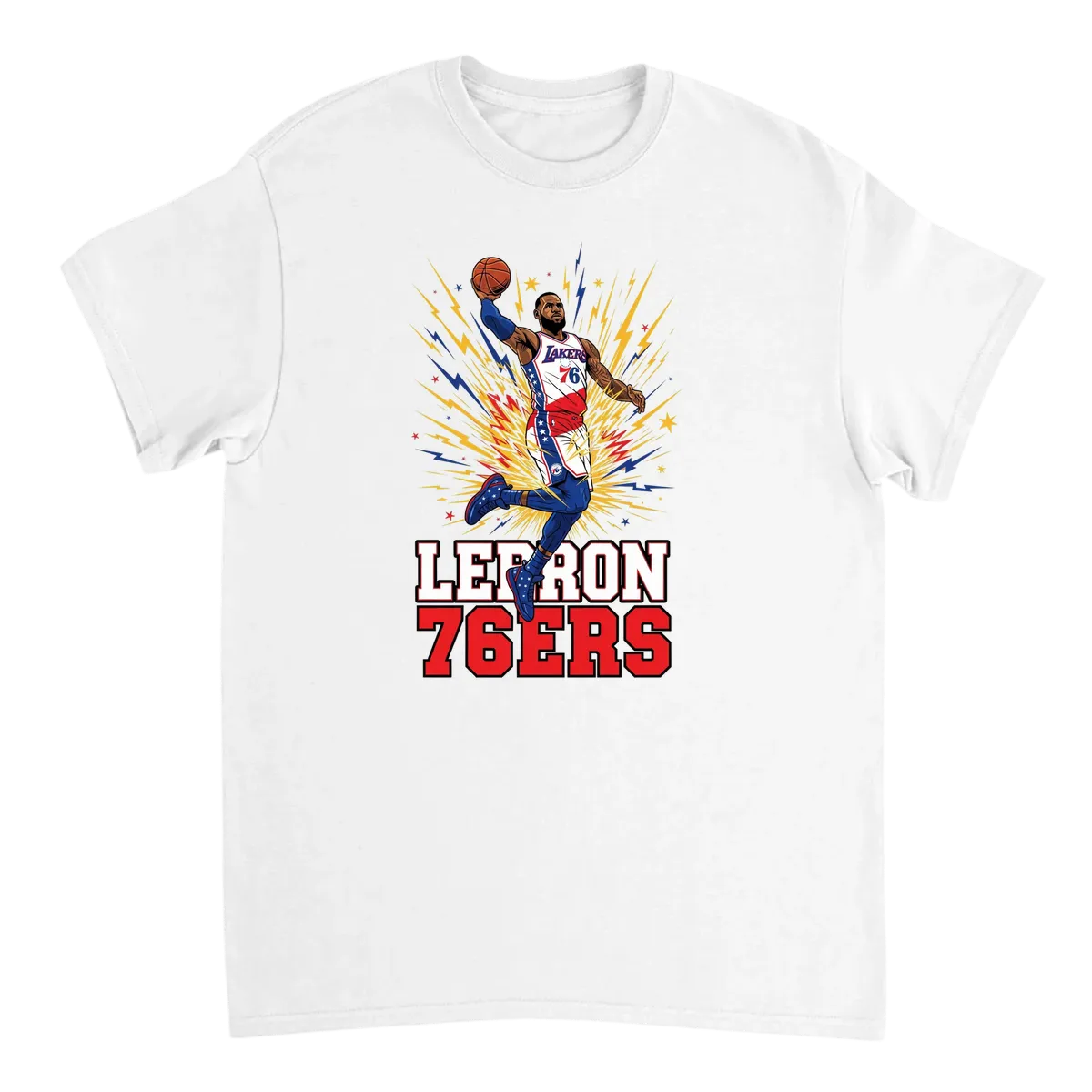 LeBron 76ers Dream Tee - What If? - White T-Shirts (ZeitZwag Streetwear)