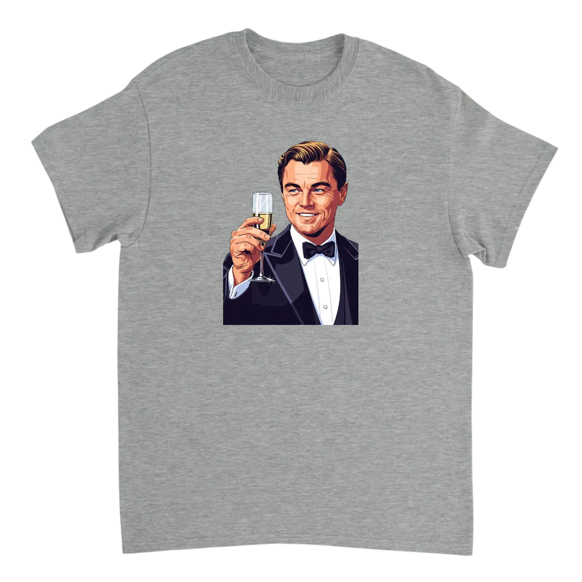 Leo Cheers Tee: Celebrate Every Win! White T-Shirts Photo 4
