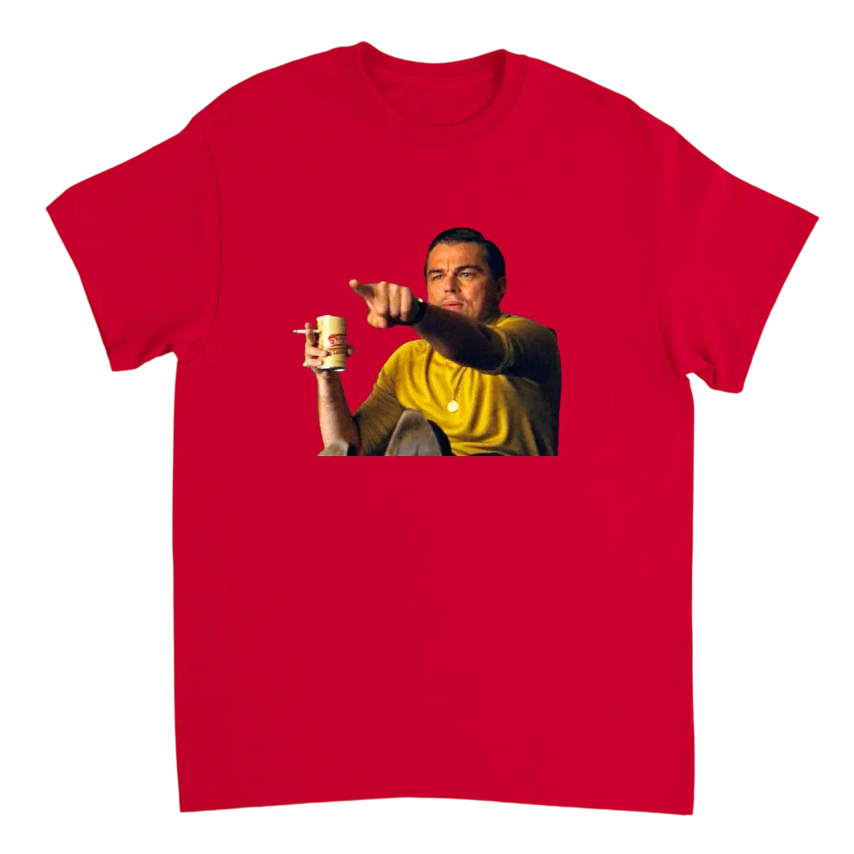 Leo Pointing Meme Tee: Perfect Reaction Shirt