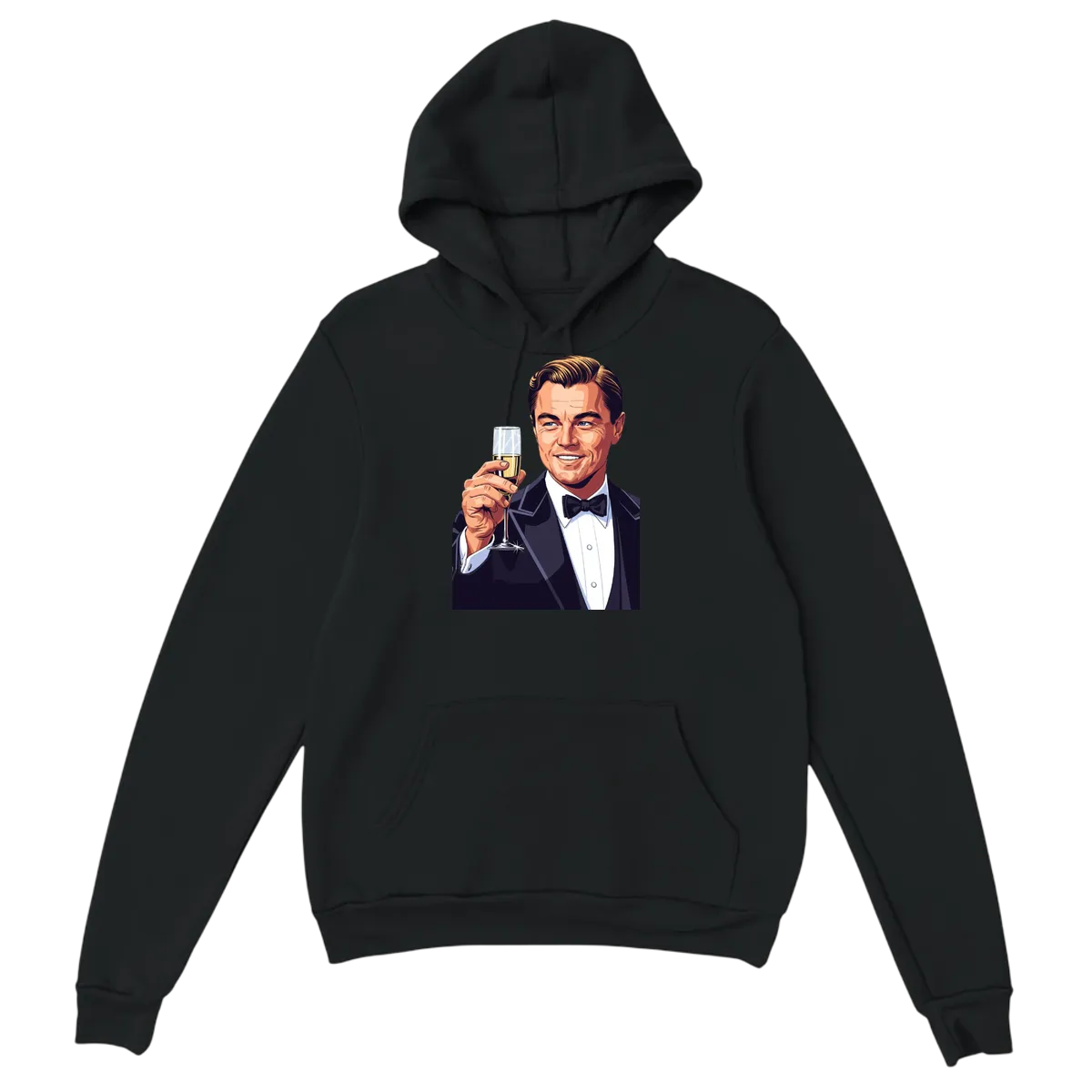Leo's Cheers to Success Hoodie Black Hoodies Photo 2