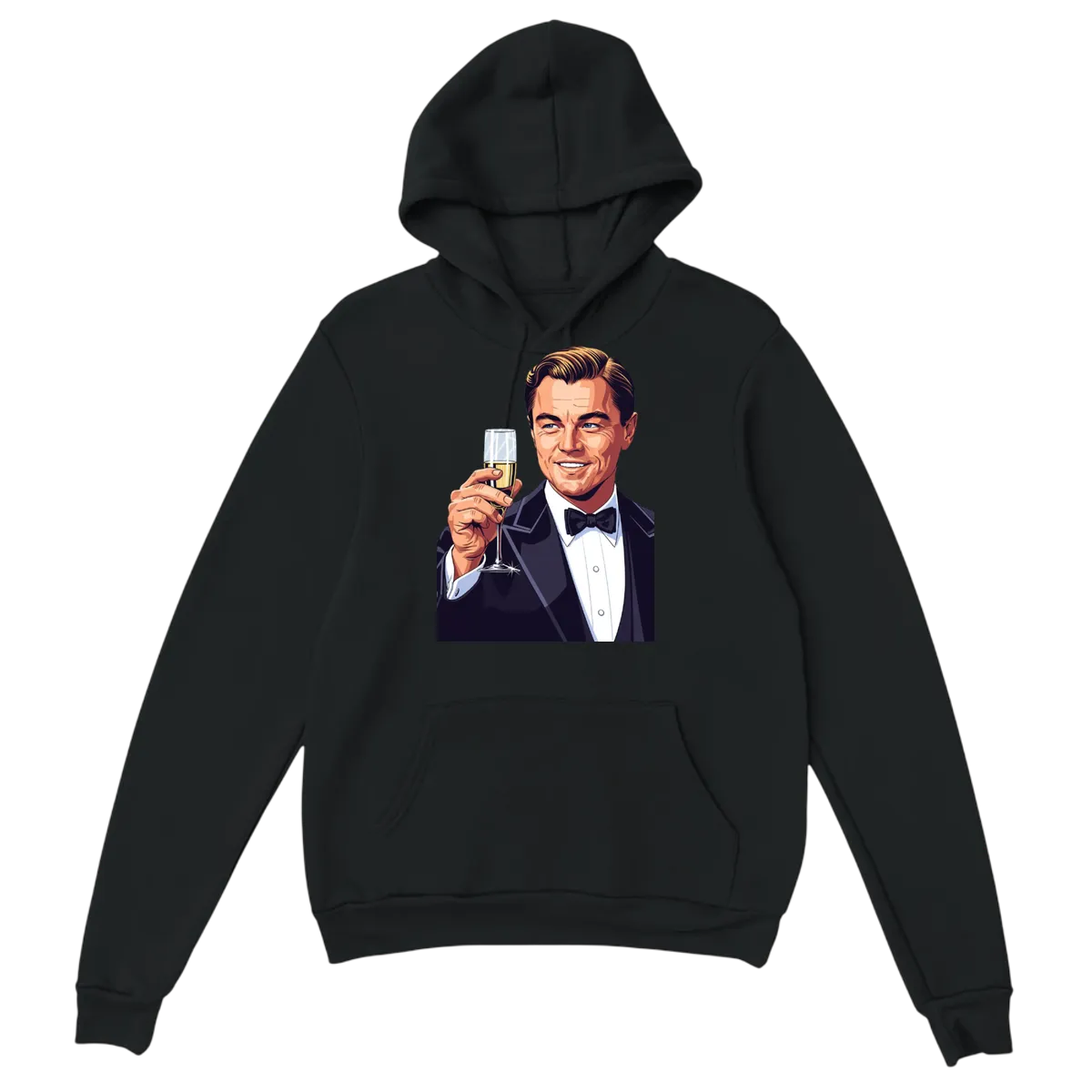 Leo's Cheers to Success Hoodie Black Hoodies Photo 2