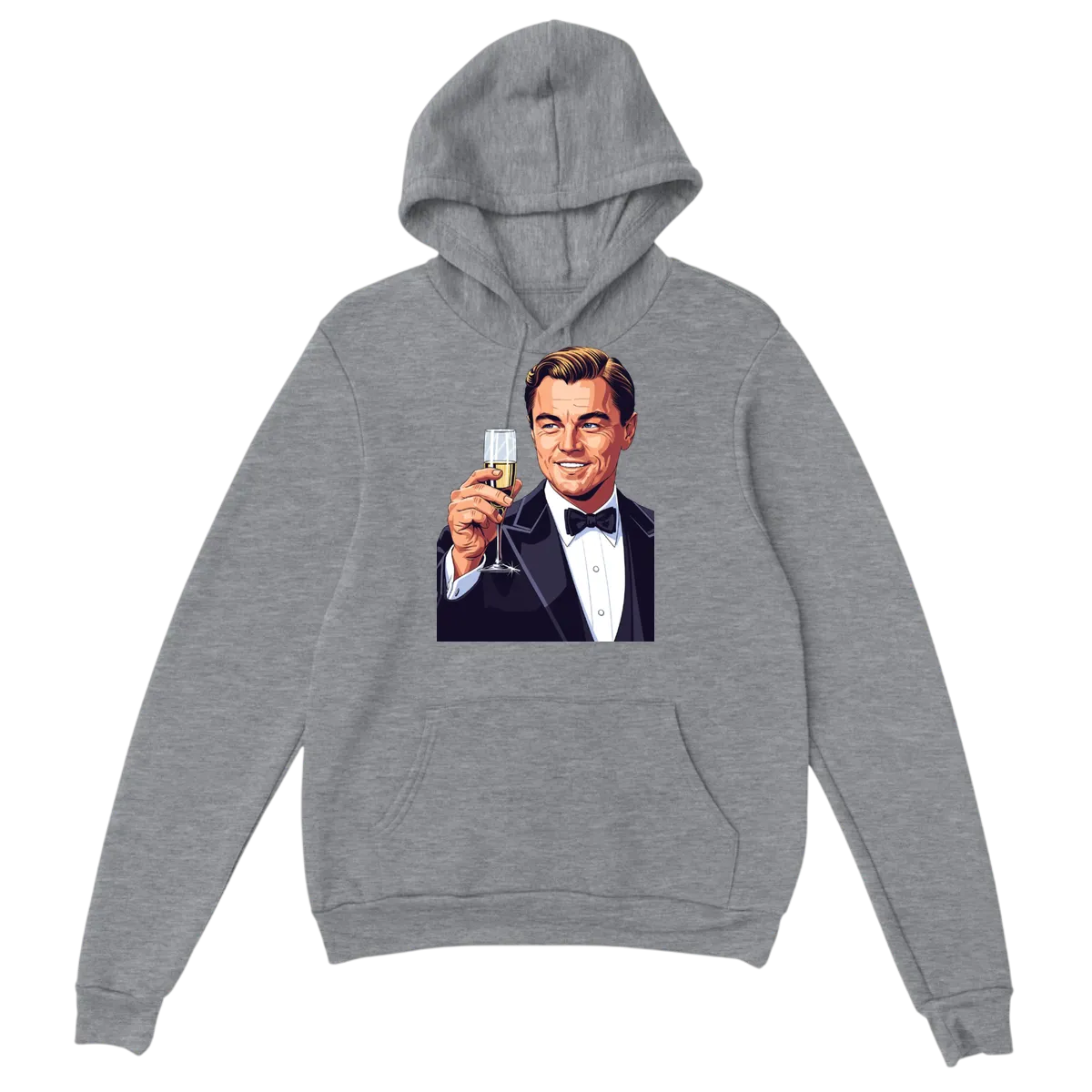 Leo's Cheers to Success Hoodie Hoodies - Grey