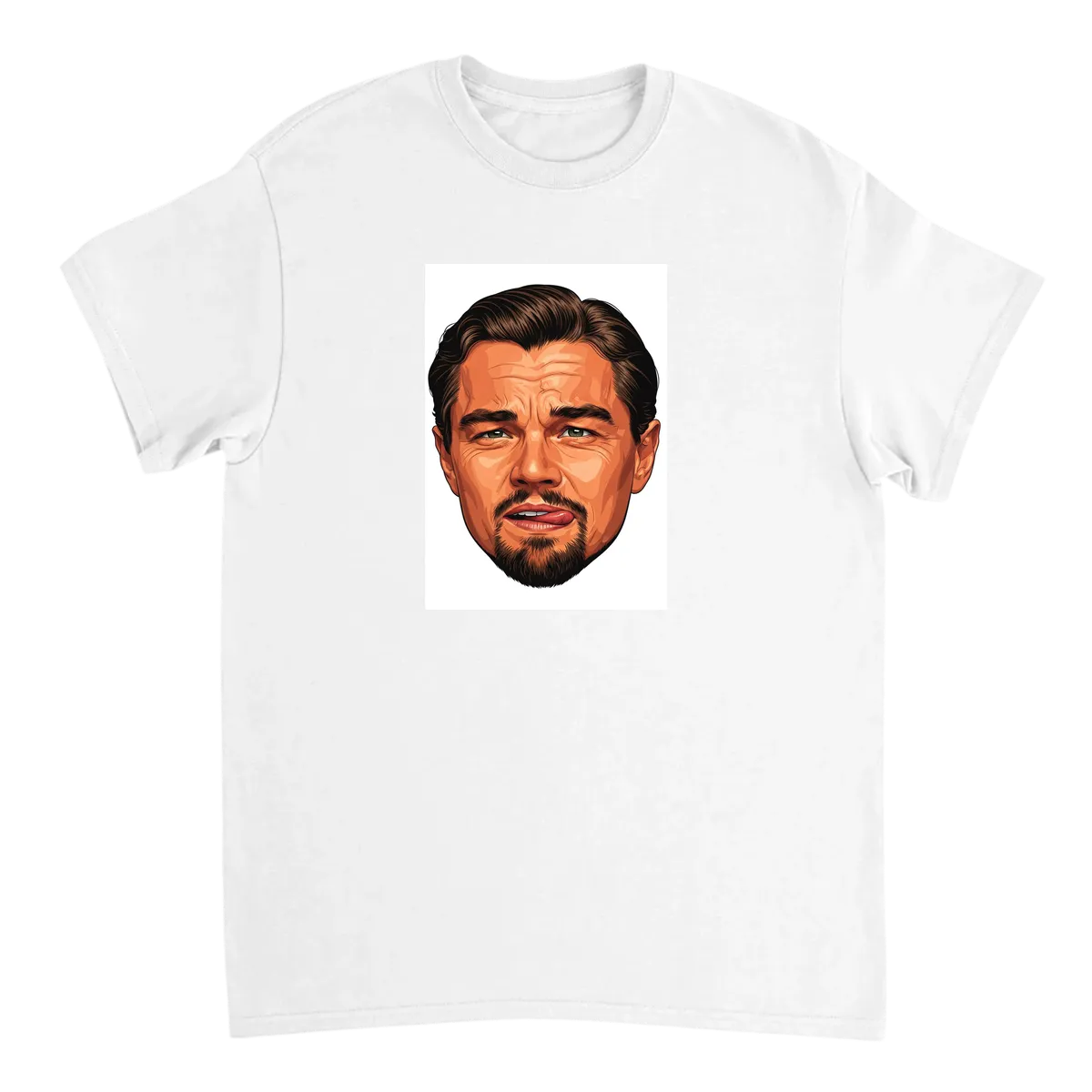 Leonardo Laughing T-Shirt White T-Shirts Photo 2