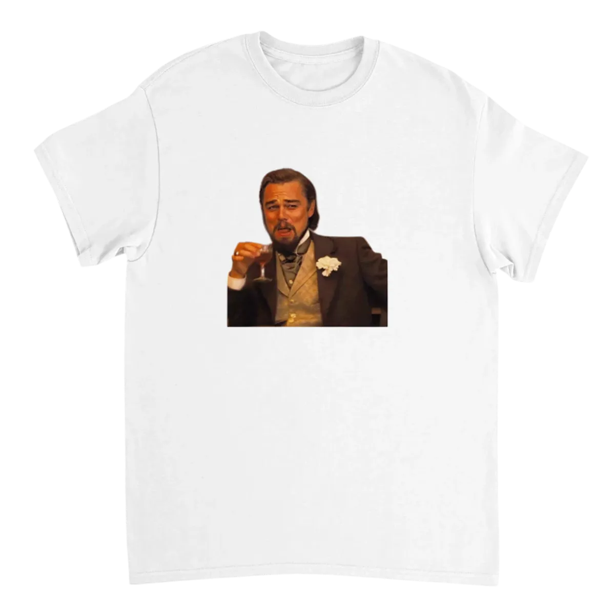 Leonardo Laughing T-Shirt White T-Shirts Photo 2