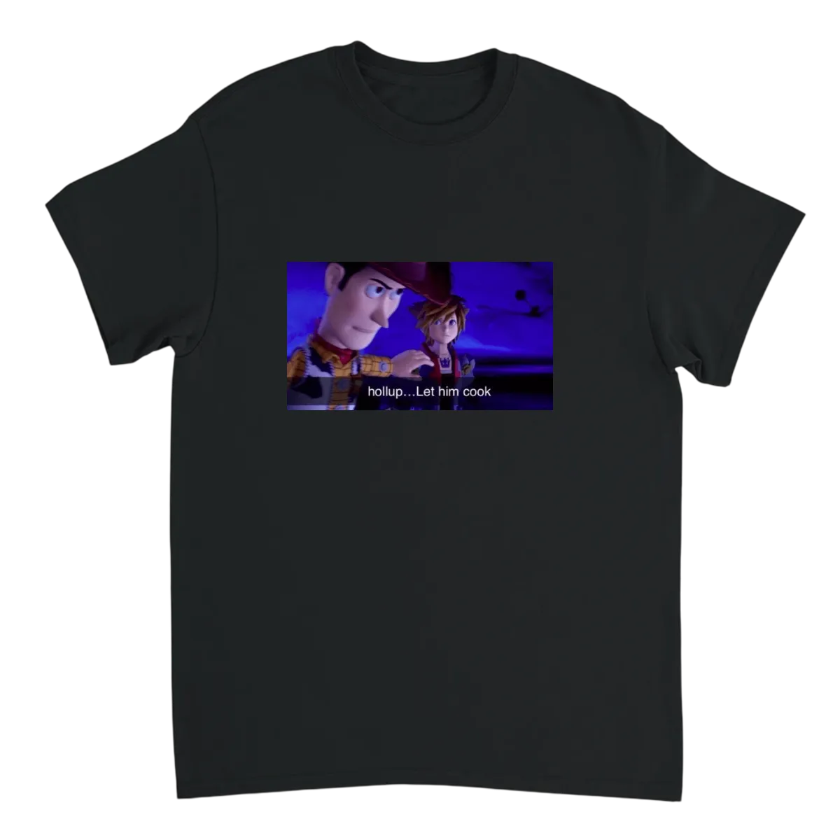 Let Him Cook T-Shirt T-Shirts - Black