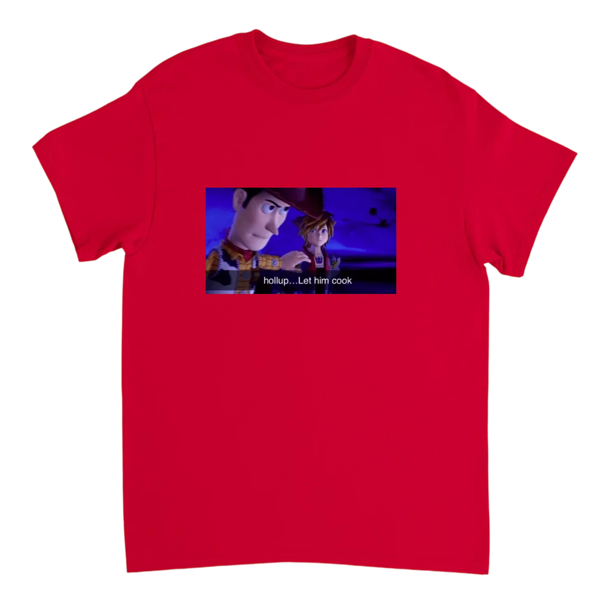 Let Him Cook T-Shirt T-Shirts - Red