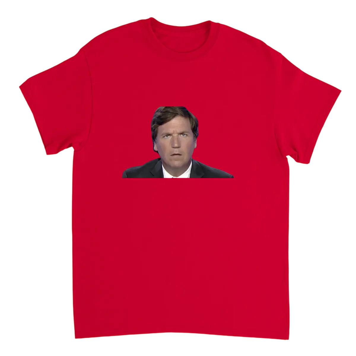 Live Tucker Reaction: Epic Meme Tee White T-Shirts Photo 5