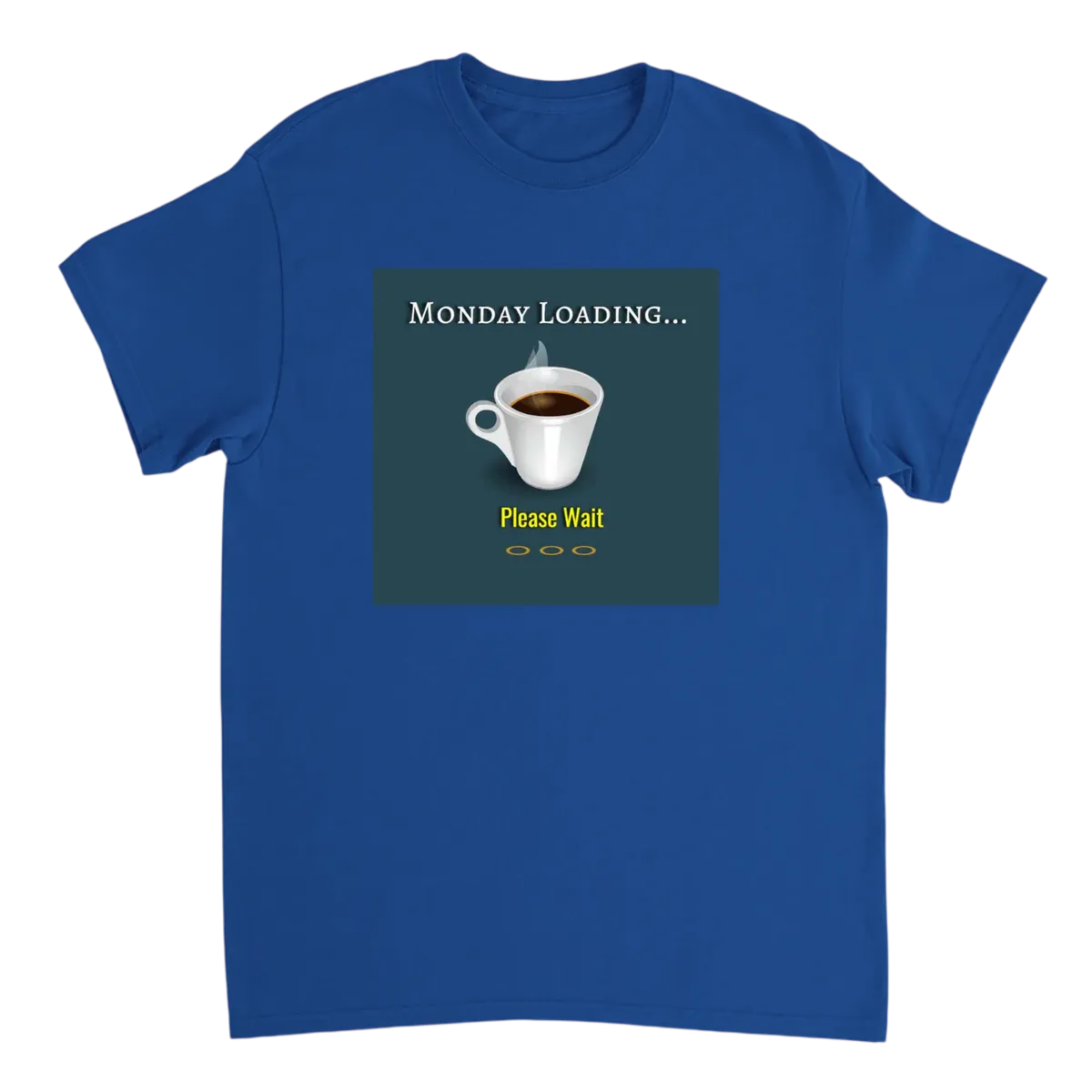 Loading... Please Wait. (It's Monday.) T-Shirt White T-Shirts Photo 5