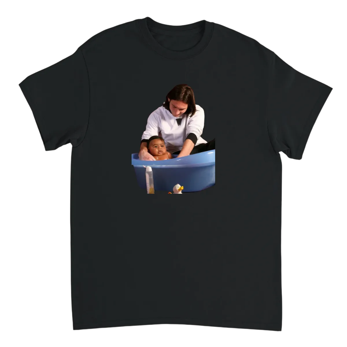 Messi & Yamal: Generational Photo Tee T-Shirts - Black