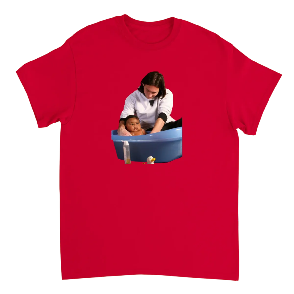 Messi & Yamal: Generational Photo Tee T-Shirts - Red