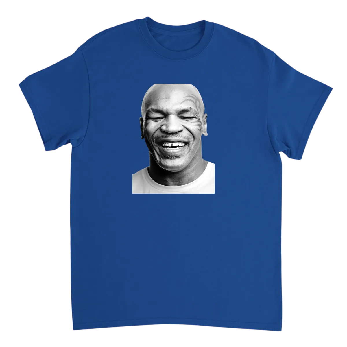 Mike Tyson Laughing Meme T-Shirt White T-Shirts Photo 5